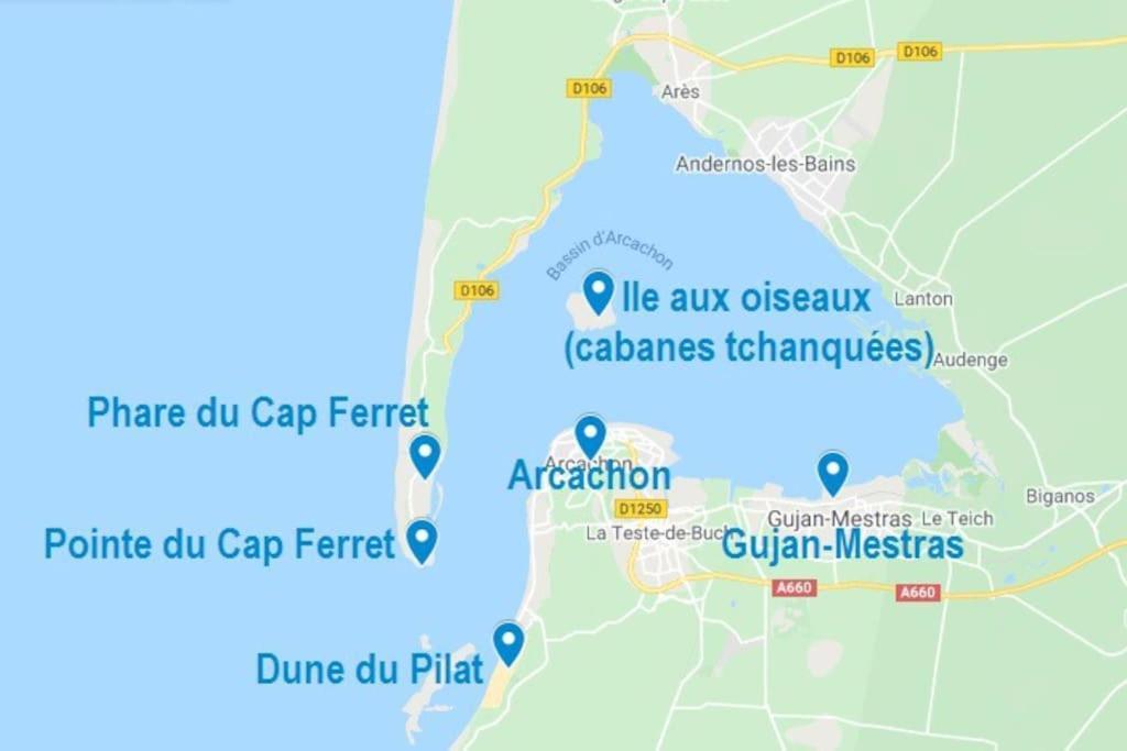 Le Faiere Audenge Villa Luaran gambar